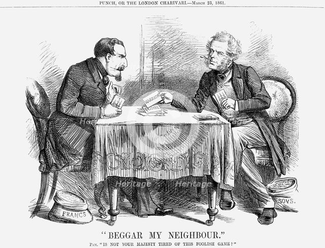 "Beggar my Neighbour", 1861. Creator: Unknown.