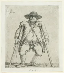 Beggar Man, 1787. Creator: Jean Pierre Norblin