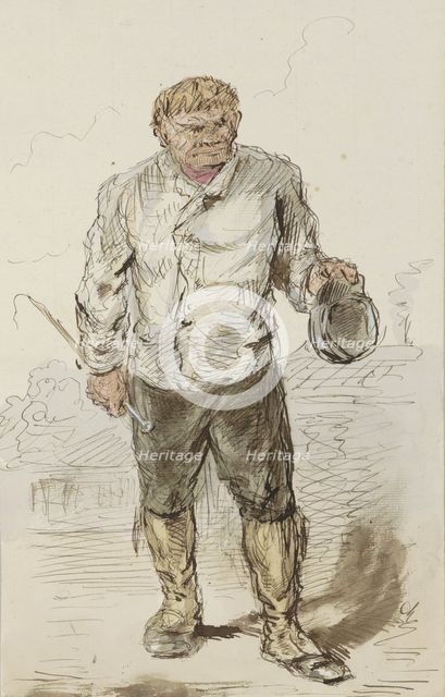 Beggar, c.1854-c.1887. Creator: Alexander Ver Huell.