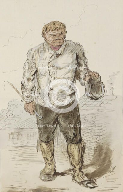 Beggar, c.1854-c.1887. Creator: Alexander Ver Huell.