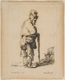Beggar Leaning on a Stick.n.d. Creator: David Deuchar