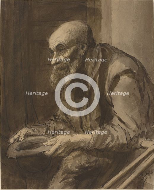 Beggar with Crutches. Creator: Alphonse Legros.