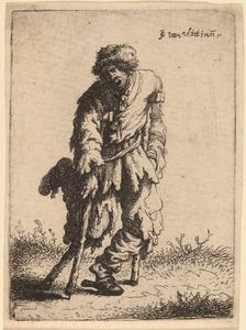 Beggar with a Wooden Leg, 1632. Creator: Jan Georg van Vliet