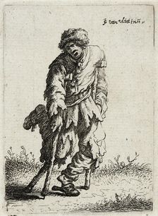 Beggar with a Wooden Leg, 1632. Creator: Jan Georg van Vliet