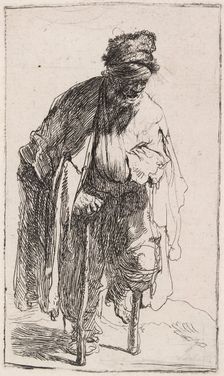 Beggar with a wooden leg, c.1630. Creator: Rembrandt Harmensz van Rijn