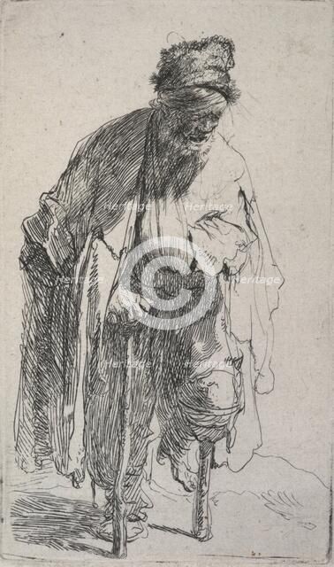 Beggar with a wooden leg, c.1630. Creator: Rembrandt Harmensz van Rijn.