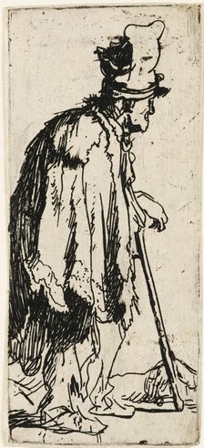 Beggar with a crippled hand, c.1629. Creator: Rembrandt Harmensz van Rijn