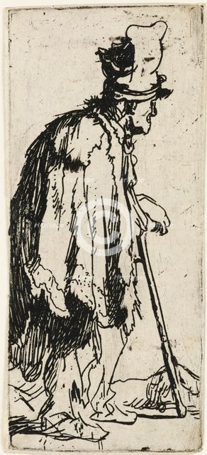 Beggar with a crippled hand, c.1629. Creator: Rembrandt Harmensz van Rijn.