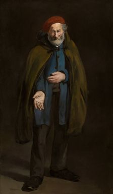 Beggar with a Duffle Coat (Philosopher), 1865/67. Creator: Edouard Manet