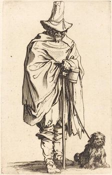 Beggar with Dog, c. 1622. Creator: Jacques Callot