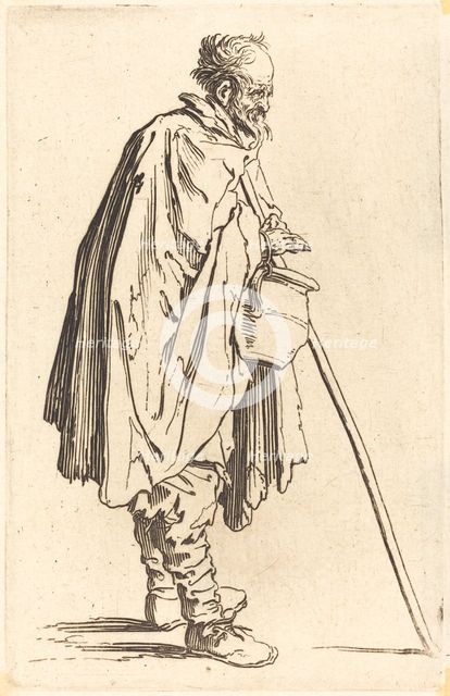 Beggar with Pot, c. 1622. Creator: Jacques Callot.