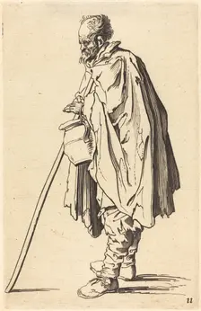 Beggar with Pot. Creator: Unknown