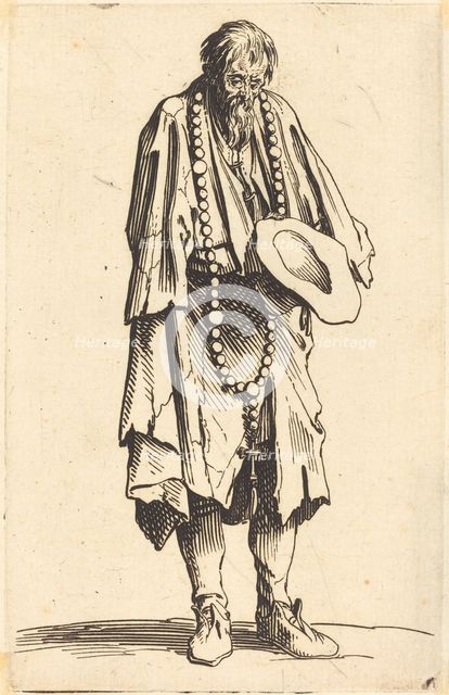 Beggar with Rosary, c. 1622. Creator: Jacques Callot.