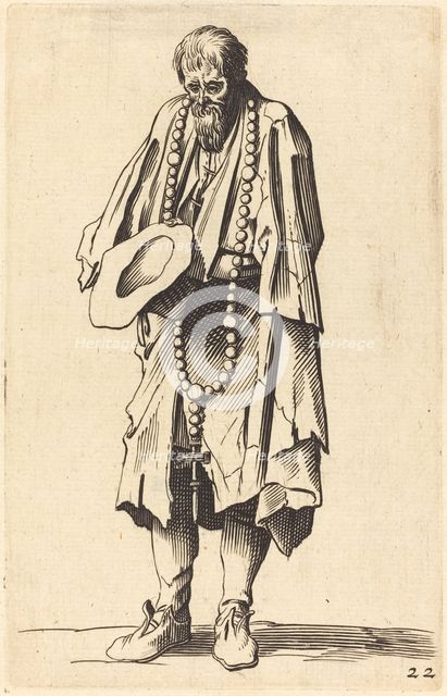 Beggar with Rosary. Creator: Unknown.