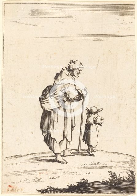 Beggar Woman and Child, 17th century. Creator: Unknown.