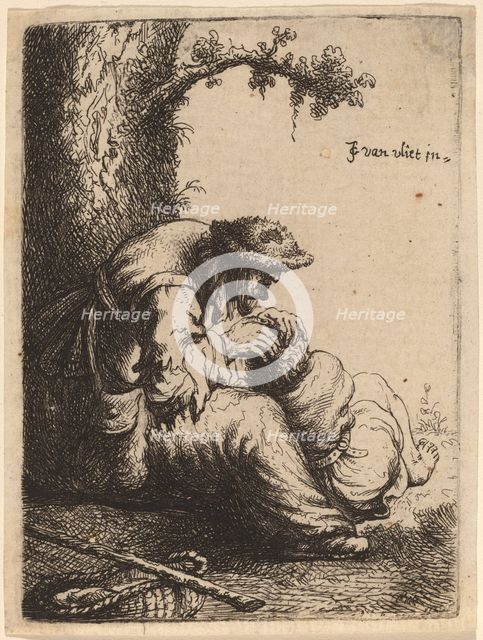 Beggar Woman Fleaing a Boy, 1632. Creator: Jan Georg van Vliet.