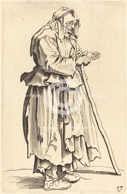 Beggar Woman Receiving Charity. Creator: Unknown.