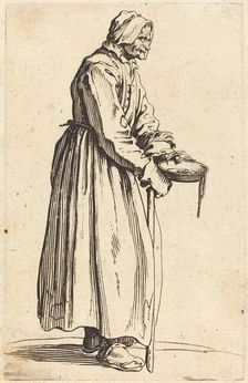 Beggar Woman with Pan, c. 1622. Creator: Jacques Callot