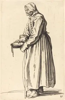 Beggar Woman with Pan. Creator: Unknown