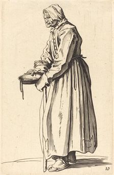 Beggar Woman with Pan. Creator: Unknown