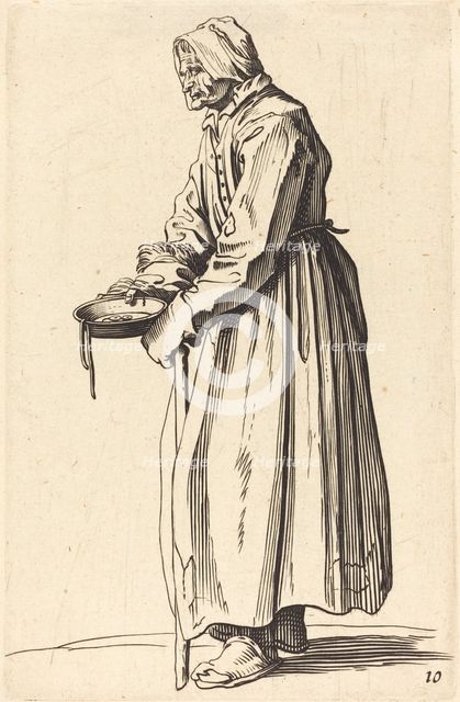 Beggar Woman with Pan. Creator: Unknown.
