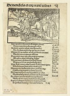 Beggars and Their Vanities (recto) and Of Irate Women (verso) from...1497...assembled 1929. Creators: Unknown, Johann Reinhard Grüninger, Sebastian Brant, Wilhelm Ludwig Schreiber