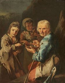 Beggars, End of 17th-Early 18th cen.. Creator: Cipper; Giacomo Francesco (1664-1736)