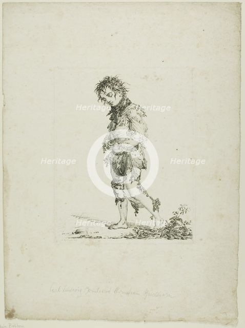 Begger, 1804. Creator: Carl Ludwig Buchhorn.