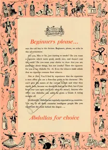 Beginners please… Abdullas for choice 1939