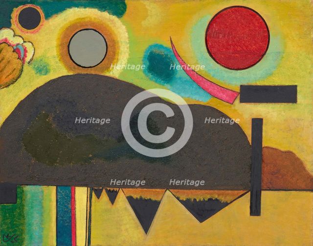 Beginning, 1925. Creator: Kandinsky, Wassily Vasilyevich (1866-1944).