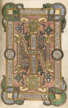 Beginning of the Gospel of St John, with initials I and N..., 2nd half of 9th century. Creator: Unknown
