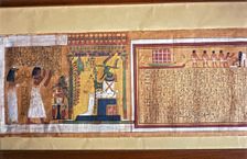 Beginning of the papyrus from the tomb of Ncha and Merite