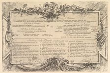 Beginning "Iscrizione nei lati del Ponte di Rimino" ("Inscription on the side of the R..., ca. 1748. Creator: Giovanni Battista Piranesi