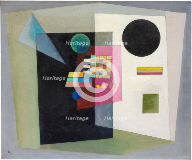 Behauptend (Claiming), 1926. Creator: Kandinsky, Wassily Vasilyevich (1866-1944).