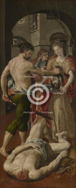 Beheading of John the Baptist, 1574. Creator: Martin de Vos.