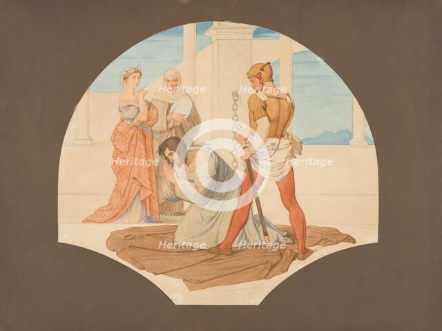 Beheading of John the Baptist-Blessed are those who suffer persecution, 1837-1838. Creator: Eduard von Steinle.