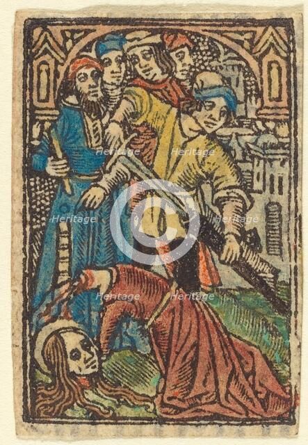 Beheading of Saint Catherine (?). Creator: Unknown.