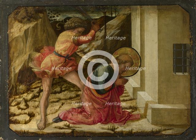 Beheading of Saint James the Great (Predella Panel of the Pistoia Santa Trinità Altarpiece), 1455-1460. Artist: Lippi, Fra Filippo (1406-1469)