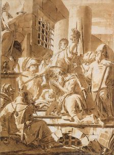 Beheading of Two Male Saints, 1696-1770. Creator: Giovanni Battista Tiepolo