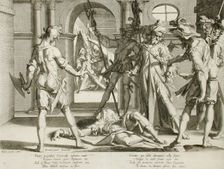 Beheading of the Roman Judge Papinian, 1607. Creator: Willem van Swanenburg