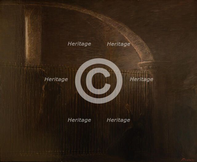 Beheading of Ugo d'Este and Parisina Malatesta, c. 1913. Creator: Previati, Gaetano (1852-1920).