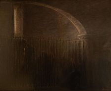 Beheading of Ugo d'Este and Parisina Malatesta, c. 1913. Creator: Previati, Gaetano (1852-1920)