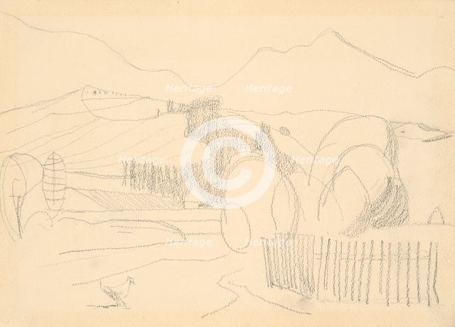 Behind Orava, 1947. Creator: Bedrich Hoffstädter.
