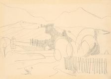 Behind Orava, 1947. Creator: Bedrich Hoffstädter