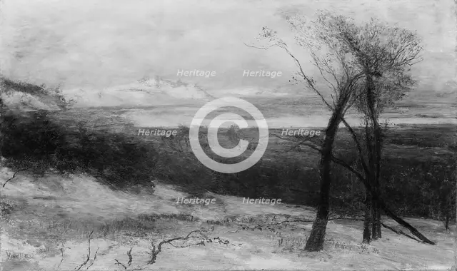 Behind Dunes, Lake Ontario, 1883-87. Creator: Homer Dodge Martin.