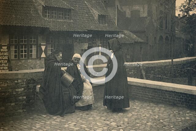 'Behind the Gruuthuse. Types of Bruges', c1910. Artist: Unknown.