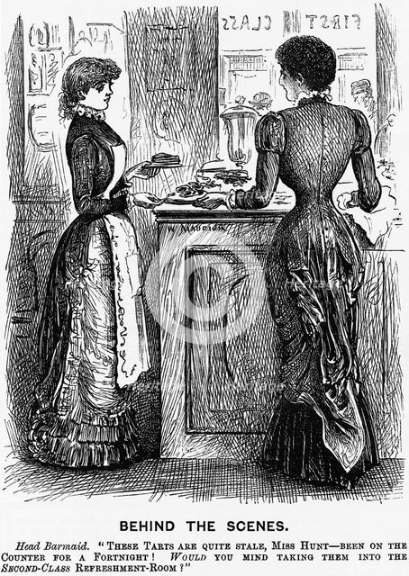 'Behind the Scenes', 1881. Creator: Unknown.