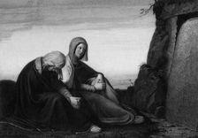 Behold the place where they laid him 19th century. Creator: W Holl