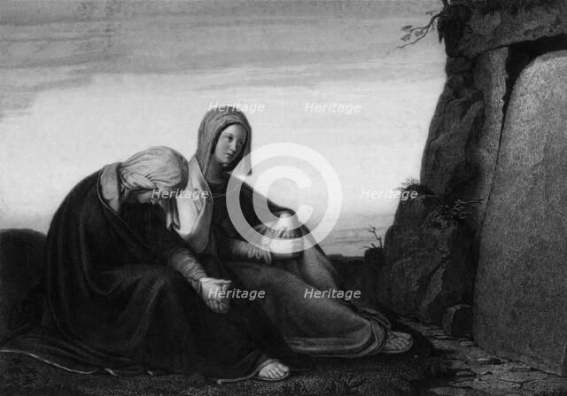 'Behold the place where they laid him', 19th century. Creator: W Holl.