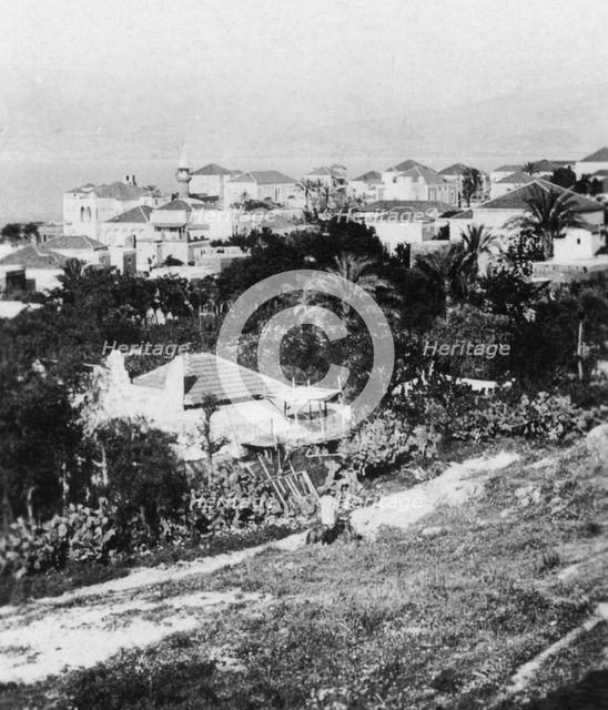 Beirut from the American College, Lebanon, c1927-c1931.  Artist: Cavanders Ltd